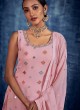 Dusty Rose Pink Palazzo Salwar Suit