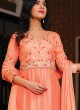 Wedding Wear Salwar Kameez In Peach Color