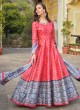 Traditional Wear Floor Length Printed Anarkali Suit