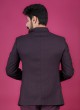 Stylish Imported Fabric Jodhpuri Suit In Wine