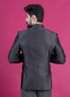 Designer Black Jodhpuri Suit For Men