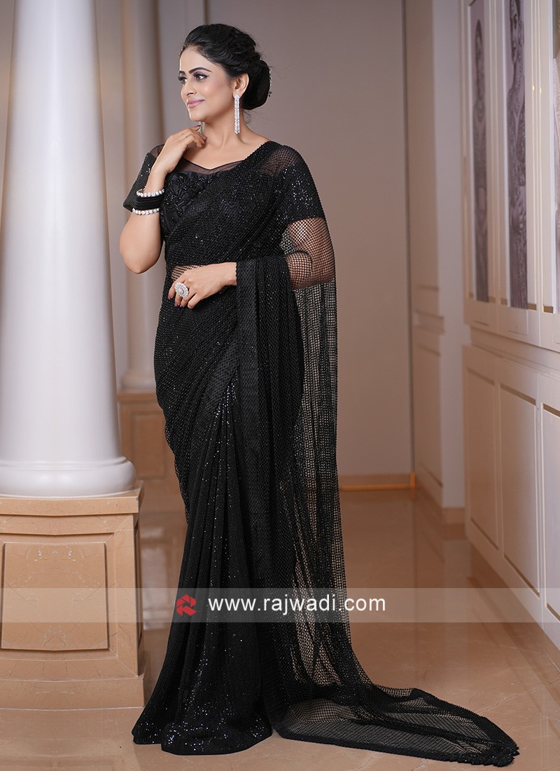 Fancy party hot sale wear saree