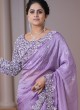 Wedding Wear Silk Saree With Heavy Embroidered Choli