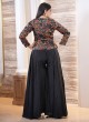 Black Party Wear Palazzo Salwar Suit