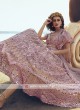 Stunning Net Lehenga Choli In Lilac