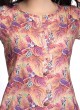 Fancy Printed Multi Color Short Kurti For Women