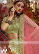 Embroidery Lehenga Choli In Pista Green