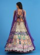 Multi-Color Lehenga Choli In Silk With Heavy Embroidered Work