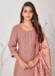 Shagufta Silk Light Peach Salwar Kameez