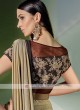 Stylish Beige Colour Saree