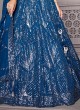 Enchanting Blue Sequins Embroidered Lehenga Choli