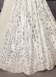 Off White Sequins Embroidered Lehenga Choli Set