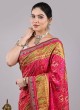 Rani Pure Silk Patola Woven Festive Saree