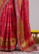 Rani Pure Silk Patola Woven Festive Saree