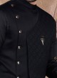 Black Color Nehru Jacket Set