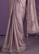 Shimmer Traditional Wear Light Lilac Color Saree