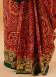 Pure Modal Gajji Silk Bridal Wear Gharchola Saree