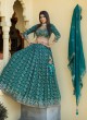Designer Wedding Wear Sea Green Lehenga Choli