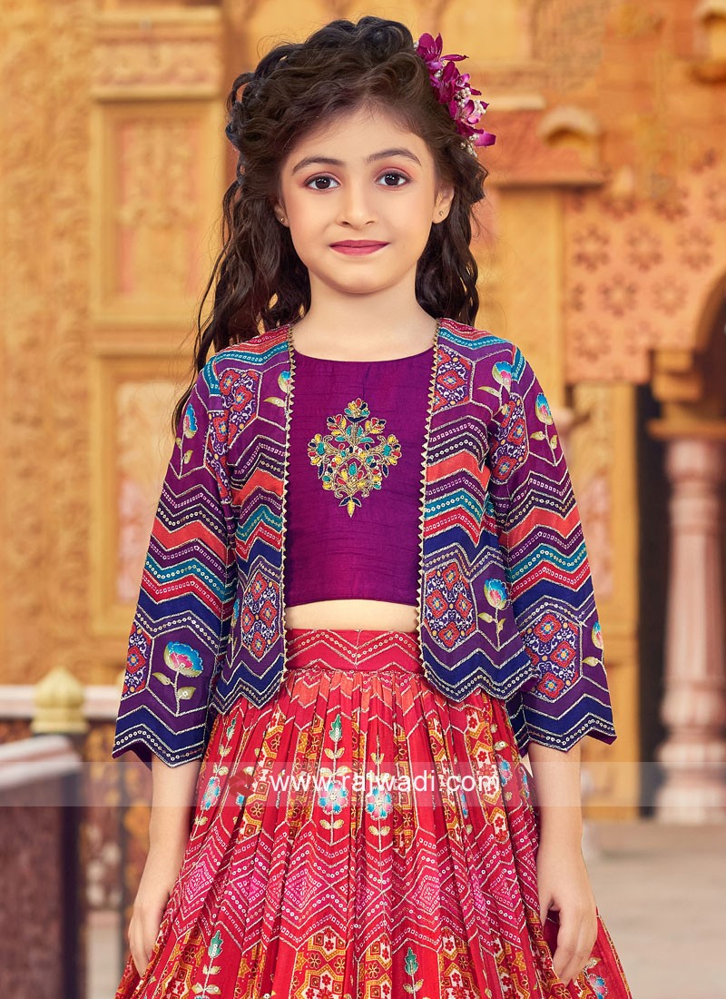 Orange Cotton Wedding Function Lehenga Choli | Lehenga for girls, Kids  lehenga, Designer lehenga choli