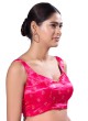 Gajji Silk Readymade Blouse In Pink
