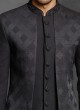 Imported Fabric Black Color Jodhpuri Suit