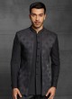 Imported Fabric Black Color Jodhpuri Suit