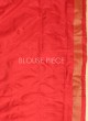 Navy Blue And Red Patola Saree In Pure Silk