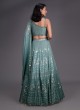 Light Green Traditional Readymade Lehenga Choli