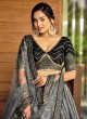 Wedding Wear Black Sequins Embroidered Lehenga Choli