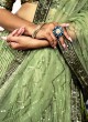 Gorgeous Green Shaded Thread Embroidered Lehenga Choli