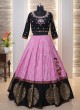 Black and Pink Navratri Special Cotton Chaniya Choli