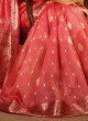 Voluptuous Weaving Tissue Fabric Saree