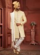 Royal Embroidered Grooms Sherwani Set