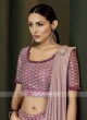 Beautiful ready pleated pink saree