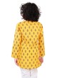 Cut Style Kurta Pajama In Yellow
