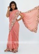 Organza Rosy Brown Saree