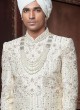 Anarkali Style Groom Sherwani