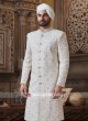 Beautiful Off White Color Sherwani