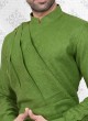 Kurta Pajama In Green And Black