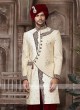 Stylish Cream Color Sherwani