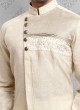 Cream And Off-White Kurta Pajama