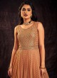 Sequins Emboidered Georgette Gown For Women