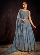 Wedding Wear Sequins Emboidered Designer Gown
