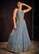 Wedding Wear Sequins Emboidered Designer Gown