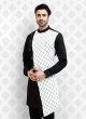 Black And White Color Kurta Pajama