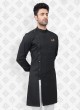 Stylish Kurta Pajama In Black Color