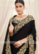 Black Classy Cutwork Saree