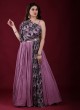 Lavender Designer Party Wear Anarkali