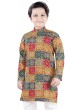 Multi Color Readymade Cotton Bandhani Printed Kurta Pajama