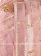 Light Pink Net Saree